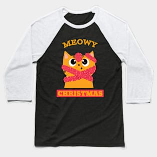 HAVE A MEOWY CHRISTMAS Baseball T-Shirt